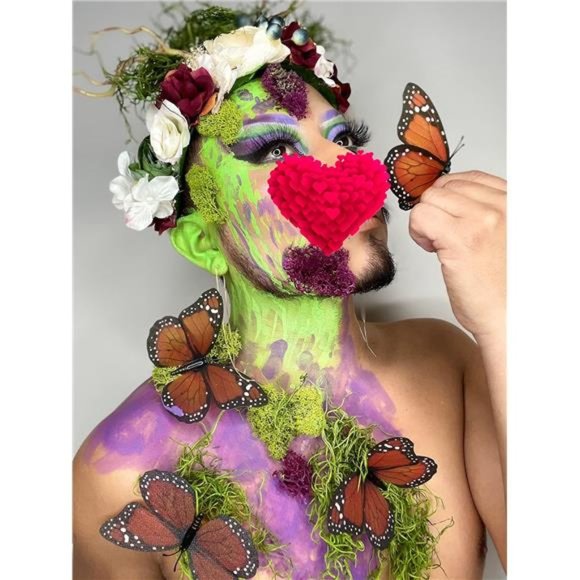 Floral Garland Crown Hair Wreath Flower Headband Halo Floral Headpiece Boho - Picture 4 of 7